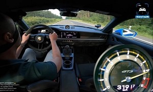 Here’s the 2022 Porsche 911 GT3 Hitting Its Top Speed on the Autobahn