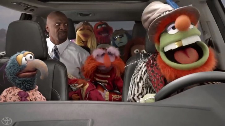 Muppets and Terry Crews in Toyota Highlander