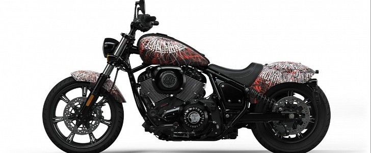 Mayonaize design for the 2022 Indian Chief Motorcycle