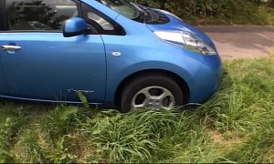 Here’s What Happens When a Nissan Leaf Runs Out of Battery