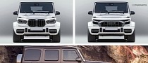 Here’s What the Mercedes G-Class Looks Like With BMW and Audi Front End Designs