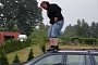 Here’s Why It’s a Dumb Idea to Walk on The Windshield of Your Car