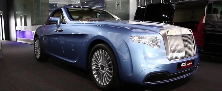 Pininfarina has created only one Rolls-Royce Hyperion and it's based on a Phantom Drophead Coupe model