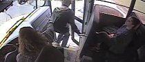 Hero Bus Driver Saves Student From Speeding Car