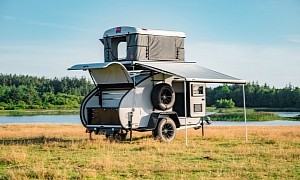 Hero Camper Raises Roof for Teardrop Trailers With Capable Scandinavian Design