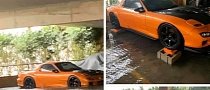 Hero Saves Total Stranger’s Mazda RX-7 From Flood: “My Dream Car”