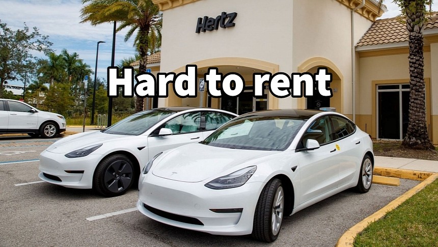 Hertz stopped adding more Tesla EVs to its fleet
