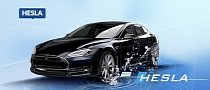 Hesla Is the World's First Fuel Cell Powered Tesla Model S