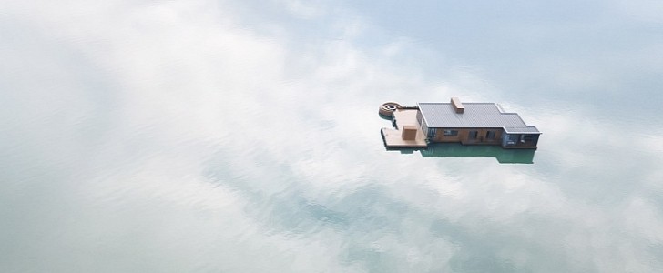 Hi Sea: The Floating Island is a floating home that doubles as minimum-capacity hotel