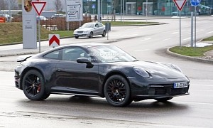 High-Riding 2022 Porsche 911 Safari Prototype Spied Almost Undisguised