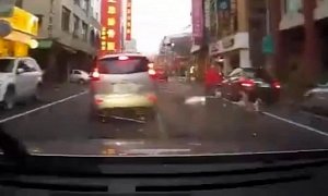 High-Speed SUV Hit and Run Action