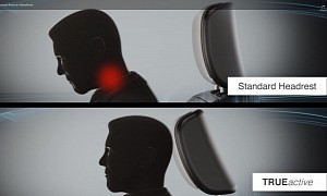 High-Tech Headrest That "Senses" a Crash Before It Happens Can Save Your Neck