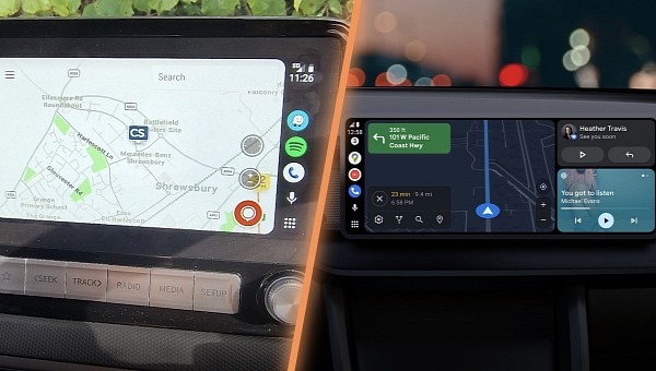 Waze and Google Maps on Android Auto Coolwalk