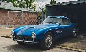 Highly Collectible 1957 BMW 507 That Spent Over 40 Years in a Garage to Go Up for Auction