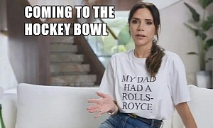 Hilarious Victoria Beckham "My Dad Had a Rolls-Royce" Meme Is Now a Super Bowl Ad