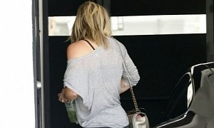 Hilary Duff Drives Her Porsche 911 to the Gym: Not a G-Wagon Moment?