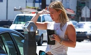 Hilary Duff Parks Her G-Wagon and Pays the Meter: Sick of Getting Tickets?