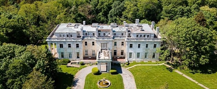 Winfield Hall is selling at auction, comes with 11-car garage and at least a couple of (not friendly) ghosts
