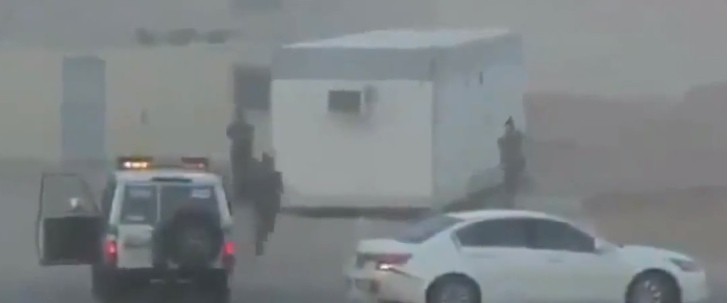 Arab drifting police chase