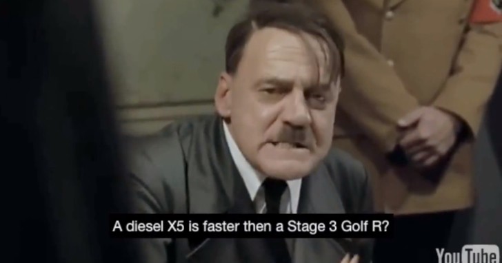 Hitler angry at BMW X5