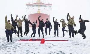 HMS Protector Gets Further North Than Any Navy Ship, Breaking Historical Record