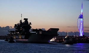 HMS Queen Elizabeth Leads the Way for Carrier Strike Group’s Historical Mission