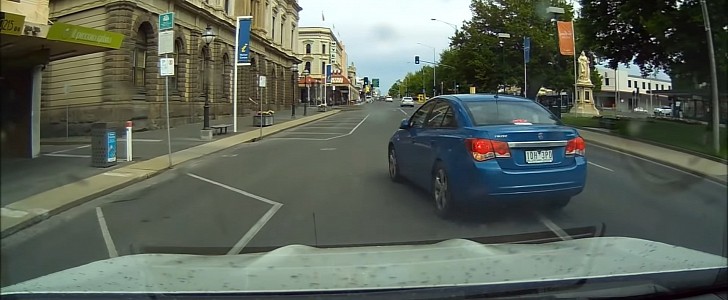 Holden Cruze Australia road rage 