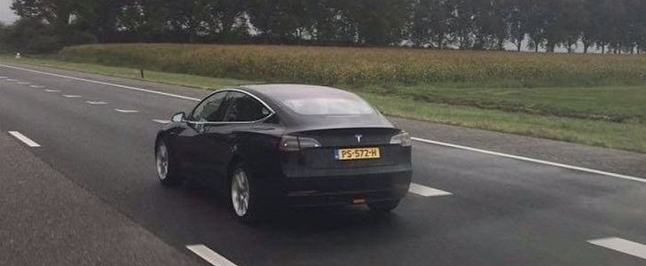 Tesla Model 3 spotted in Holland