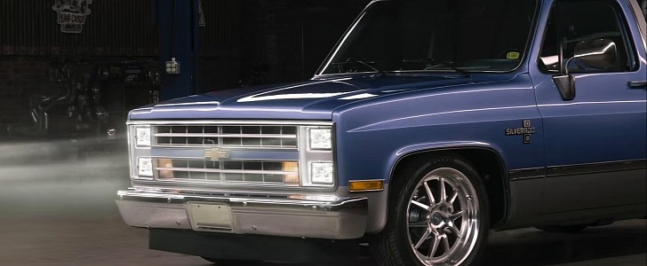 Holley addresses the classic car market with modern LED headlamps for the Chevy C10 pickup