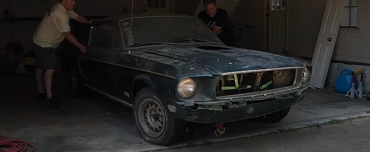 1968 Ford Mustang Cobra Jet barn find