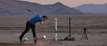 Home-Built Rocket Model Lands Vertically Using Thrust Vectoring; Space Is the Next Target