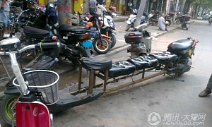 Home-Made Five-Seater Scooter From China