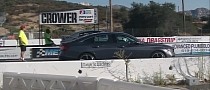 Honda Accord 2.0T Auto Drag Races Dodge Charger R/T, Almost Smokes It