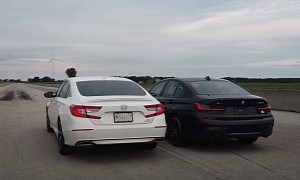 Honda Accord 2.0T Drag Races BMW 330i xDrive, the Word Is Absolute Humiliation