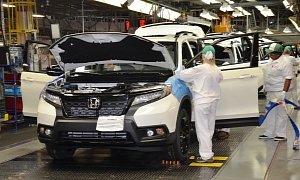Honda Alabama Starts Production Of 2019 Passport
