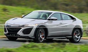 Honda and Acura NSX Crossover Looks Almost Ready to Fight Urus in Super-SUV Game