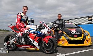 Honda and Dunlop Had Two Racers Swap Vehicles to See Who's Fastest, Both Were