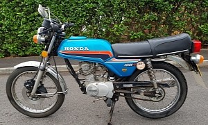 Honda CB100N With Zero Miles Discovered in a Shed After 40 Years by the Original Owner