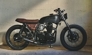 Honda CB550 Fade to Black Is a Mixture of Vintage Styling and Improved Performance