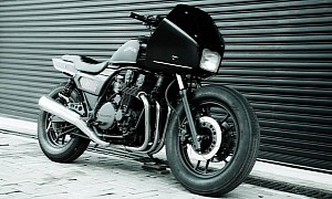 Honda CBX750 Dark Knight Is More Stock Than Custom, But Appearances Tell Otherwise