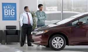 Honda Civic Commercial: Spy Car