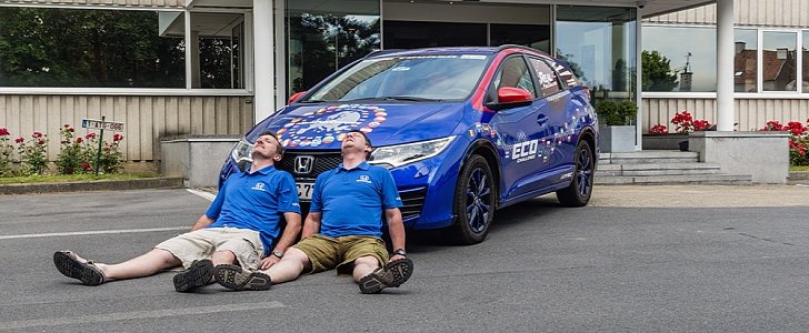 Honda Civic Diesel Sets New World Record for Lowest Fuel Consumption