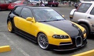 Honda Civic Has a Horsesh** Grille, Looks Like a Bugatti Veyron if You Close Your Eyes
