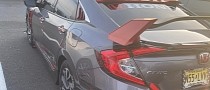 Honda Civic Sedan Impersonates Type R Hot Hatch, Fails Badly