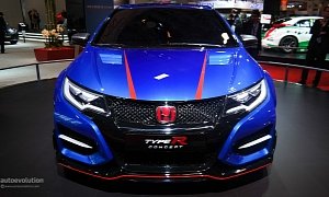 Honda Civic Type R Concept II Looks Awesome in Paris <span>· Live Photos</span>