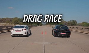 Honda Civic Type R Drag Races Toyota GR Corolla, It's Over in 14.8 Seconds