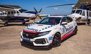 Honda Civic Type R Joins Australian Police