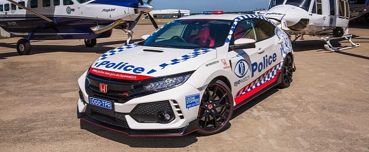 Honda Civic Type R police car