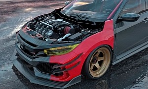 Honda Civic Type R "Swap Monster" Is the LS Hot Hatch