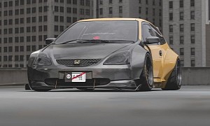 Honda Civic Type R "Two-Face" Is a Carbon Vessel in Polished Rendering